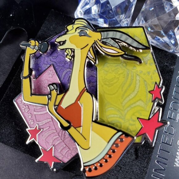 Disney Zootopia Trading Pin Gazelle Antelope Lapel Pin Brooch Badge Accessories - Picture 2 of 8